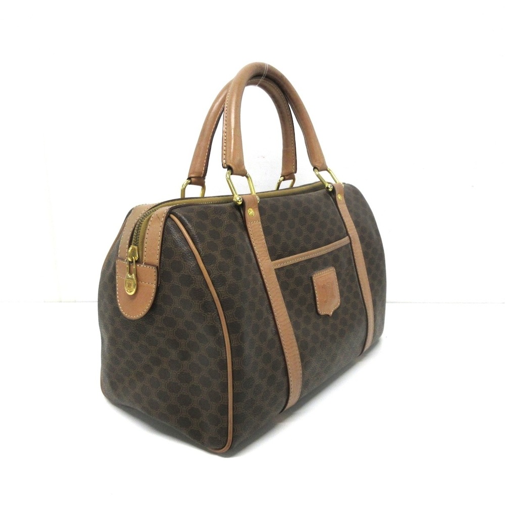 Celine Macadam Pattern Handbag Brown - image 2